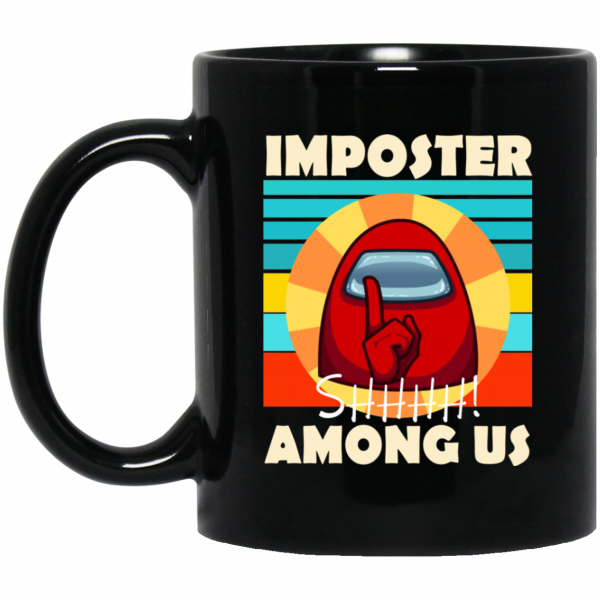 Imposter Shhhh Among Us Mug 3
