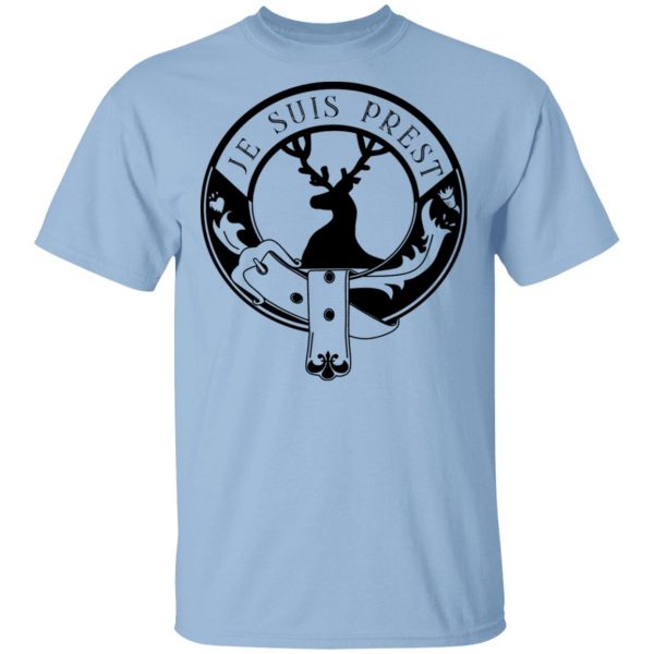 Je Suis Prest Logo #Outlander Shirt, Hoodie, Tank 3