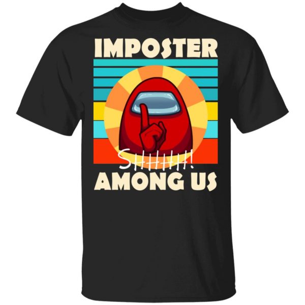 Imposter Shhhh Among Us Shirt, Hoodie, Tank 3