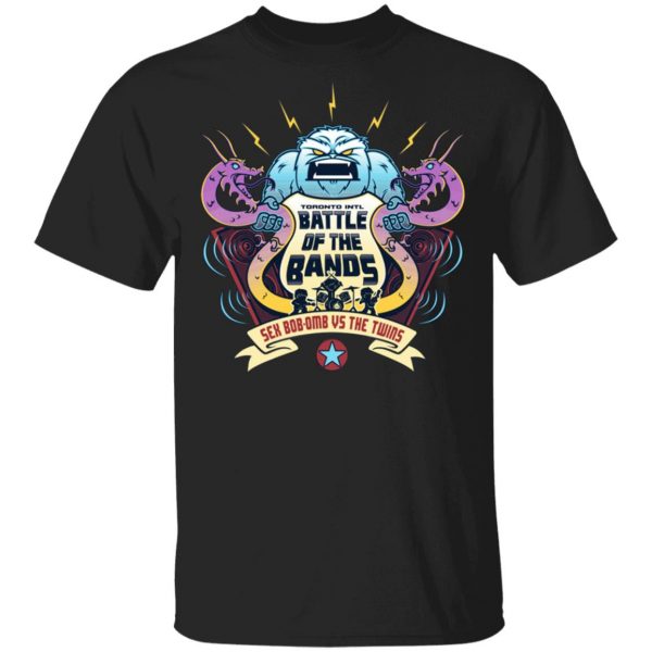 Battle Of The Bands Sex Bob-omb Vs The Twins Shirt, Hoodie, Tank 3