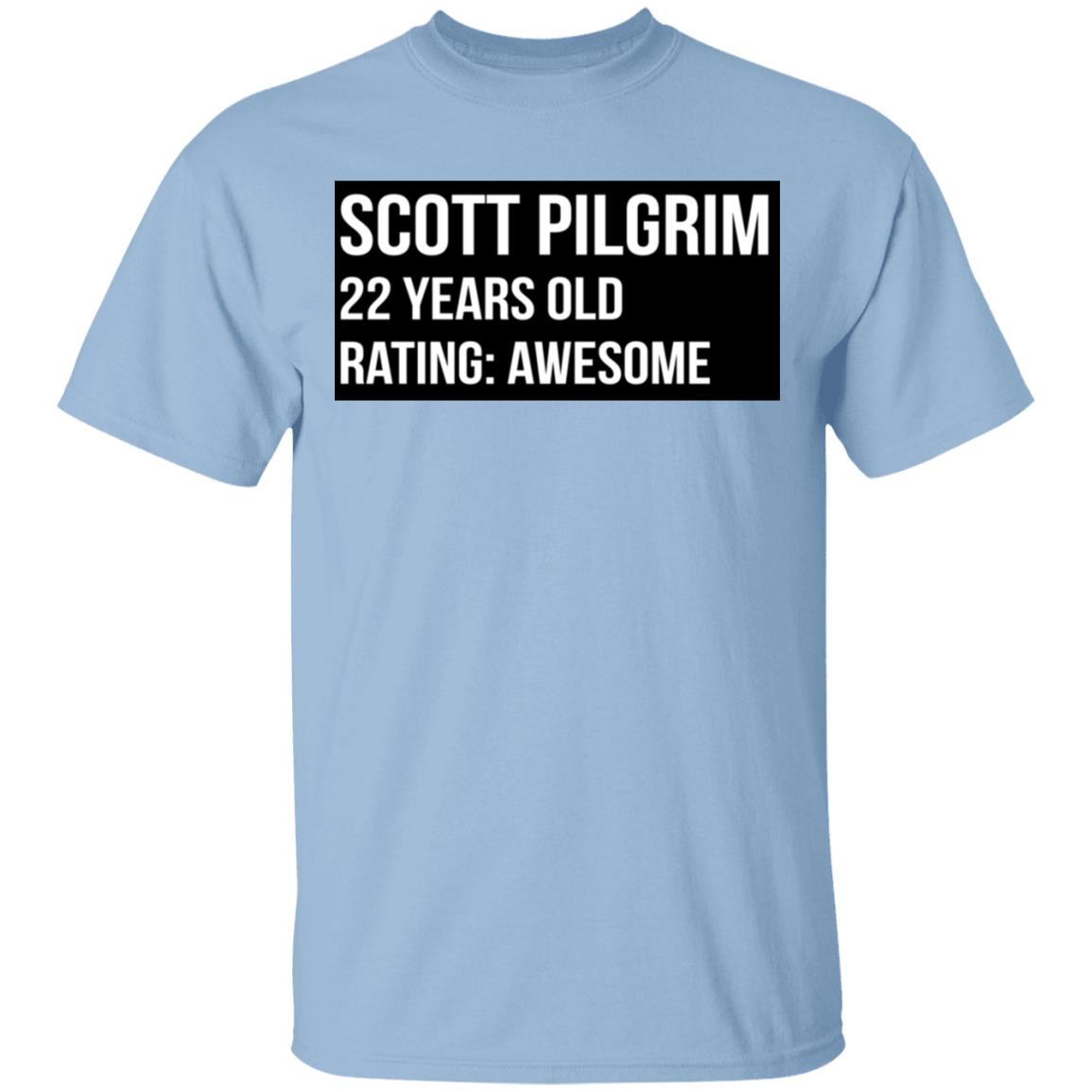 Scott Pilgrim 22 Years Old Rating Awesome Shirt, Hoodie, Tank 3 Scott Pilgrim 22 Years Old Rating Awesome Shirt, Hoodie, Tank 3
