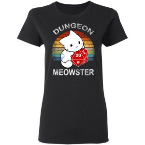 Dungeon Meowster Retro Vintage Funny Cat Shirt, Hoodie, Tank 8