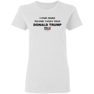 I Paid More Income Taxes Than Donald Trump Biden Harris 2020 Shirt, Hoodie, Tank 18
