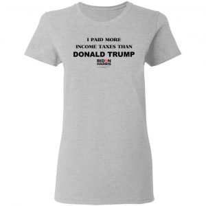 I Paid More Income Taxes Than Donald Trump Biden Harris 2020 Shirt, Hoodie, Tank 19