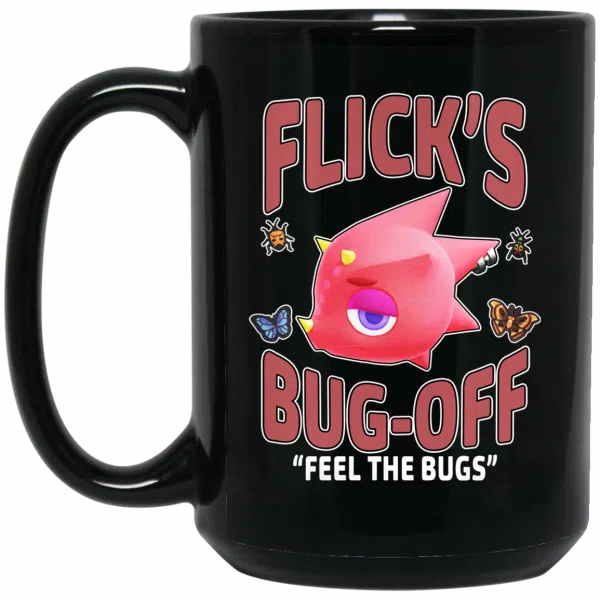 Animal Crossing Flick's Bug-Off Feel The Bugs Mug 4