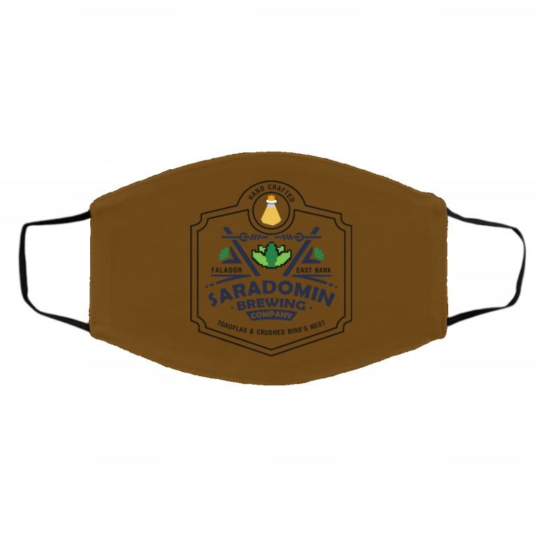 Saradomin Brewing Company OSRS Face Mask 0sTees