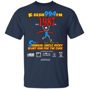 K·SESH 99.4FM 1987 5th Annual Uncle Ricky Lunt Run For The Cure Shirt, Hoodie, Tank 17 K·SESH 99.4FM 1987 5th Annual Uncle Ricky Lunt Run For The Cure Shirt, Hoodie, Tank 17