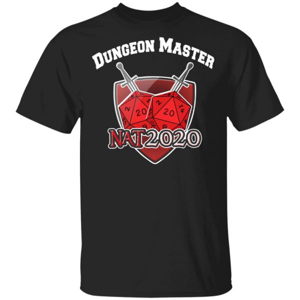 Dungeon Master Nat 20 DnD D20 Dungeons Dragons Shirt, Hoodie, Tank 3