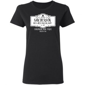 Sanderson Bed And Breakfast Est 1963 Children Stay Free Shirt, Hoodie, Tank 18