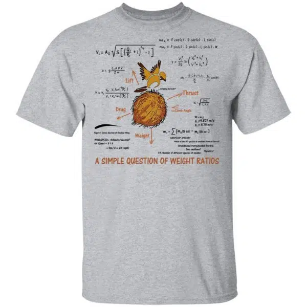 A Simple Question Of Weight Ratios Funny Math Teacher Shirt, Hoodie, Tank 5