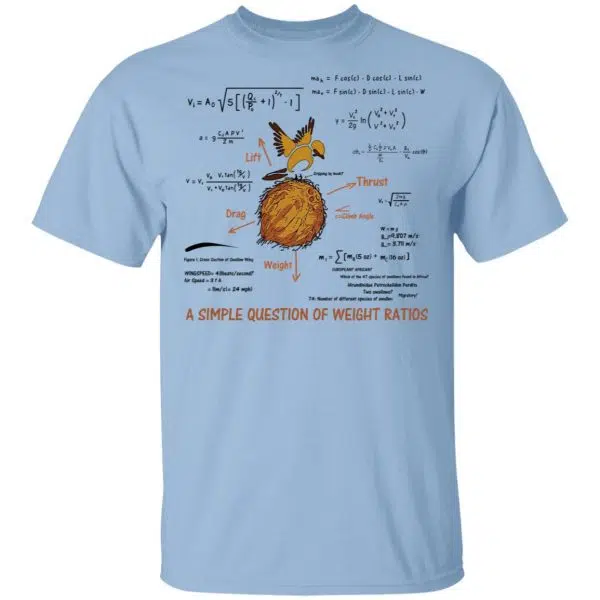 A Simple Question Of Weight Ratios Funny Math Teacher Shirt, Hoodie, Tank 3