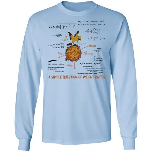 A Simple Question Of Weight Ratios Funny Math Teacher Shirt, Hoodie, Tank 11