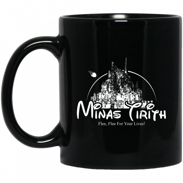 Minas Tirith Flee Flee For Your Lives Mug 3