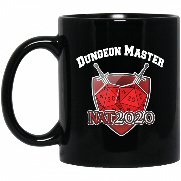 Dungeon Master Nat 20 DnD D20 Dungeons Dragons Mug 3