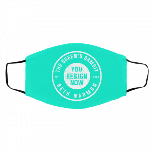 The Queen's Gambit You Resign Now Beth Harmon Face Mask 26