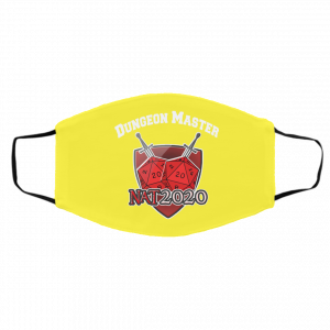 Dungeon Master Nat 20 DnD D20 Dungeons Dragons Face Mask 27