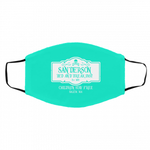 Sanderson Bed And Breakfast Est 1963 Children Stay Free Face Mask 26