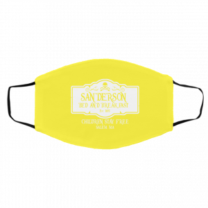 Sanderson Bed And Breakfast Est 1963 Children Stay Free Face Mask 27