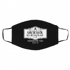 Sanderson Bed And Breakfast Est 1963 Children Stay Free Face Mask 17