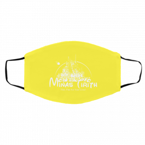 Minas Tirith Flee Flee For Your Lives Face Mask 27