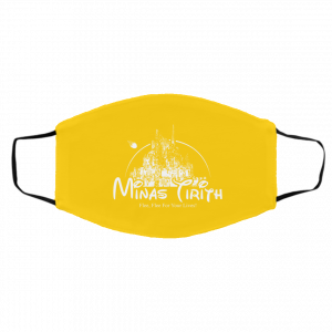 Minas Tirith Flee Flee For Your Lives Face Mask 20