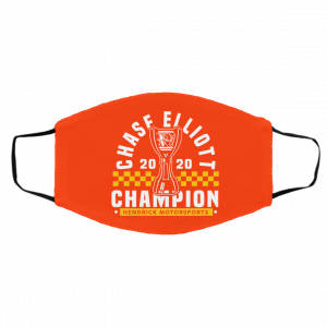 Chase Elliott 2020 Champion Hendrick Motorsports Face Mask 22