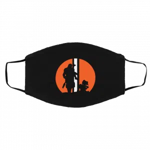 This Is The Way The Mandalorian Silhouette Star Wars Face Mask 17