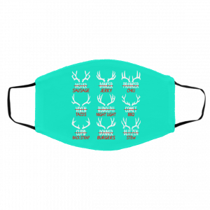 Sleigh My Name Christmas Sweater Sausage Jerky Chili Face Mask 26