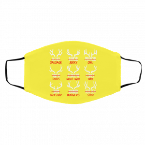 Sleigh My Name Christmas Sweater Sausage Jerky Chili Face Mask 27