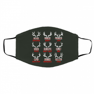 Sleigh My Name Christmas Sweater Sausage Jerky Chili Face Mask 19