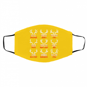 Sleigh My Name Christmas Sweater Sausage Jerky Chili Face Mask 20