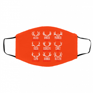 Sleigh My Name Christmas Sweater Sausage Jerky Chili Face Mask 22