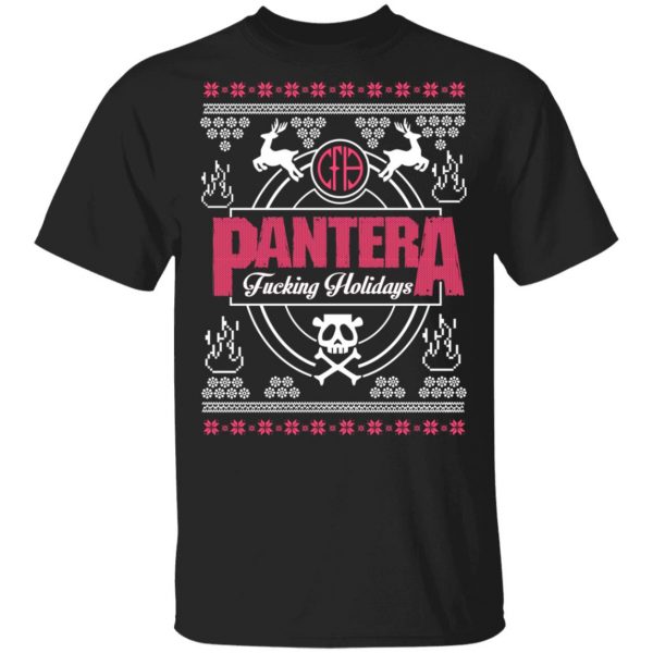 Pantera Fucking Holidays Christmas Sweatshirt, Hoodie, Tank 3