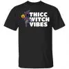Thicc Witch Vibes Funny Bbw Redhead Witch Halloween Shirt, Hoodie, Tank 1