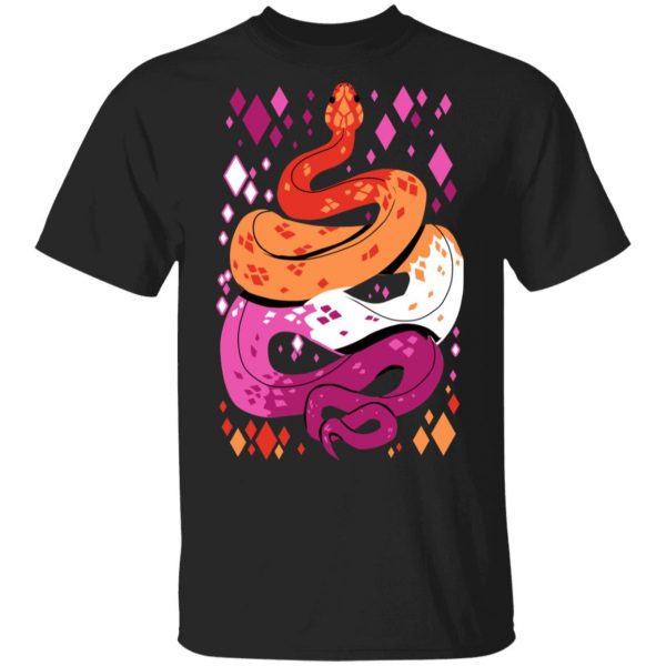 Pride Snakes Lesbian Shirt, Hoodie, Tank 3
