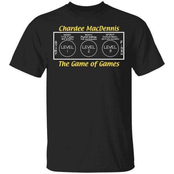 Chardee MacDennis The Game of Games Shirt, Hoodie, Tank 3