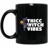 Thicc Witch Vibes Funny Bbw Redhead Witch Halloween Mug 2