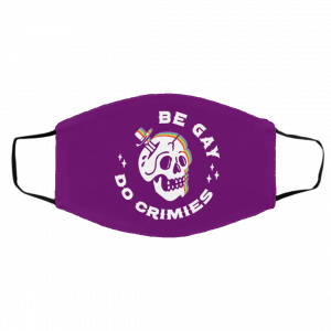 Skull Be Gay Do Crimes LGBT Face Mask 18