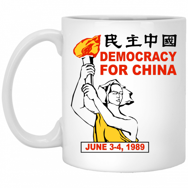 Democracy For China June 3-4 1989 Mug 3