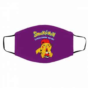 Smokemon Gotta Smoke 'Em All Face Mask 24