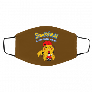 Smokemon Gotta Smoke 'Em All Face Mask 18