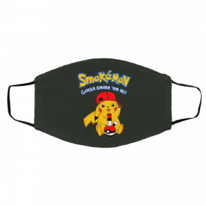Smokemon Gotta Smoke 'Em All Face Mask 19
