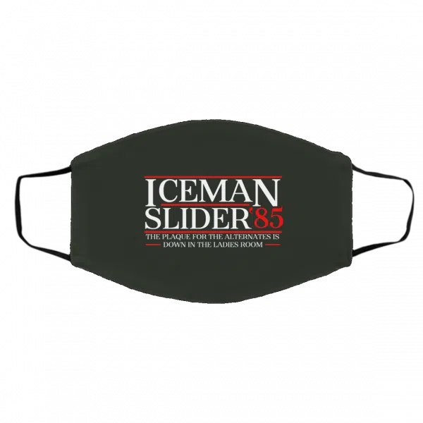 Danger Zone Iceman Slider 85' The Plaque For The Alternates Is Down In The Ladies Room Face Mask 7