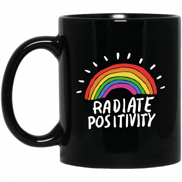 Radiate Positivity Rainbow Mug 3