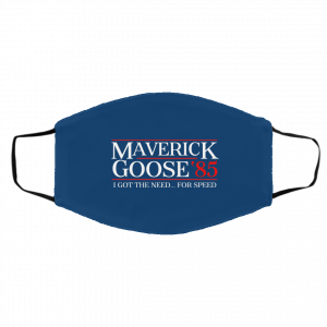 Danger Zone Maverick Goose 85' I Got The Need ... For Speed Face Mask 25