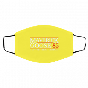 Danger Zone Maverick Goose 85' I Got The Need ... For Speed Face Mask 27