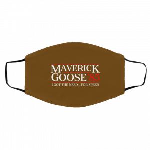 Danger Zone Maverick Goose 85' I Got The Need ... For Speed Face Mask 18