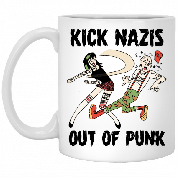 Kick Nazis Out Of Punk Mug 3