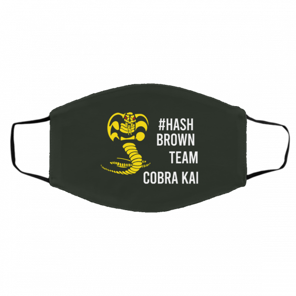#Hash Brown Team Cobra Kai Face Mask Face Mask 7