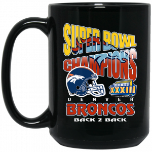 Super Bowl Champions Denver Broncos Back 2 Back Mug 5